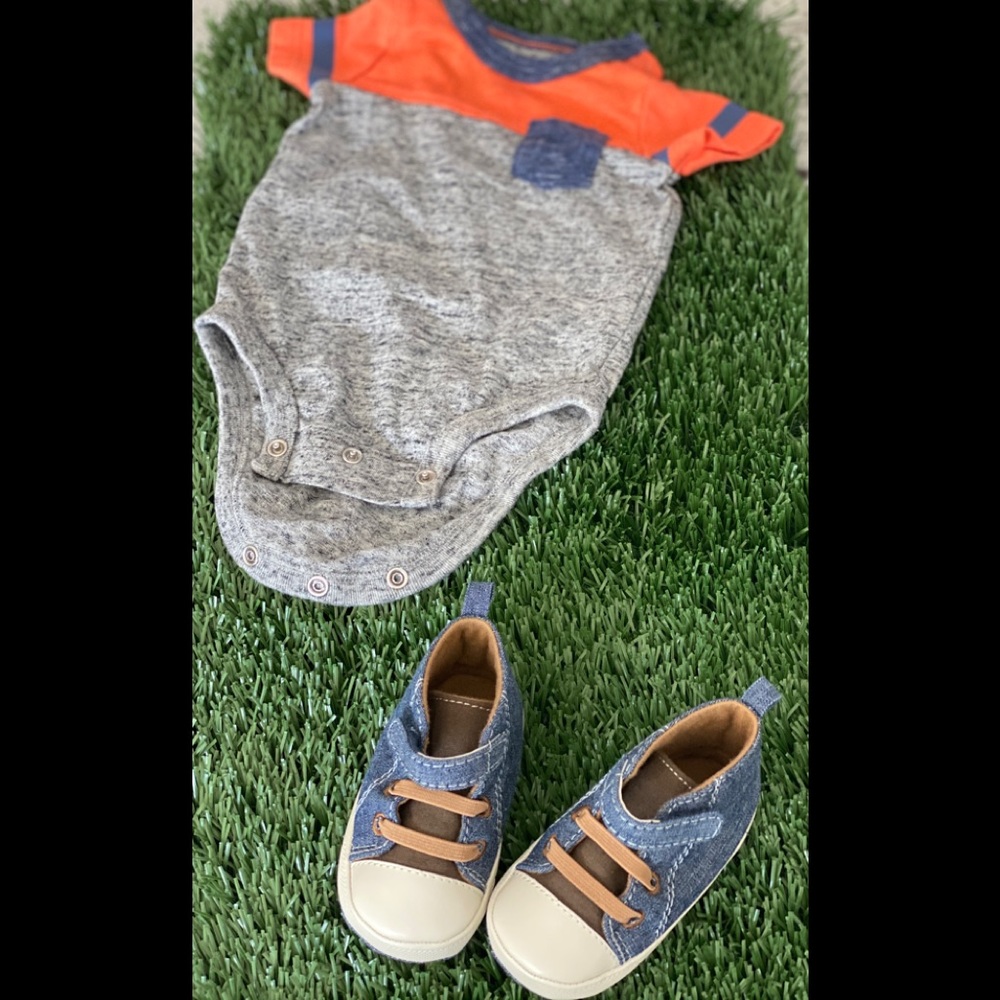 3 months onesie with shoes